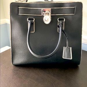 Black Michael Kors Bag with Lock